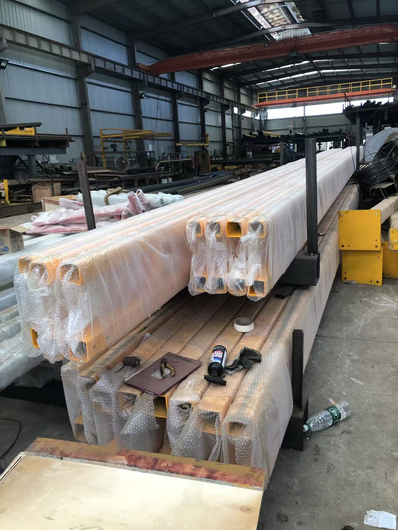 Kewei crane rails ready for delivery