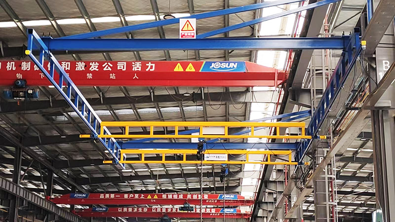 Finished overhead cranes from the Kewei standard product range
