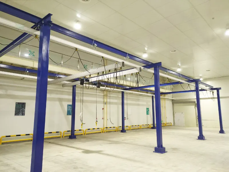 KBK aluminum rail crane